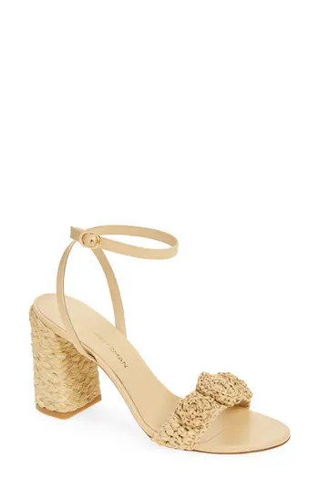 Stuart Weitzman Magnolia Ankle Strap Sandal in Naturl Tnl at Nordstrom Rack, Size 5.5 | Nordstrom Rack