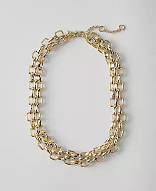 Multi Chain Statement Necklace | Ann Taylor (US)