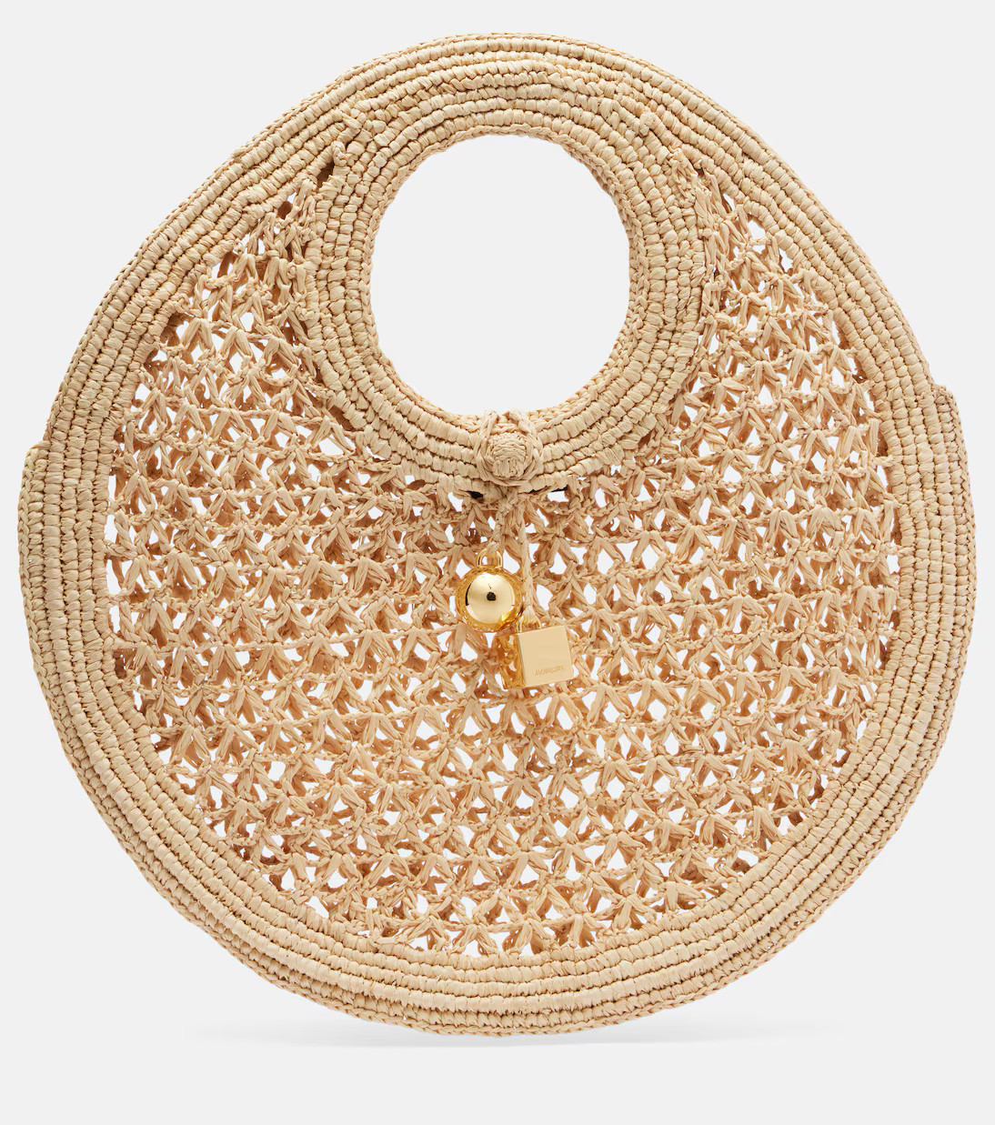 Spiaggia Small raffia basket bag | Mytheresa (UK)