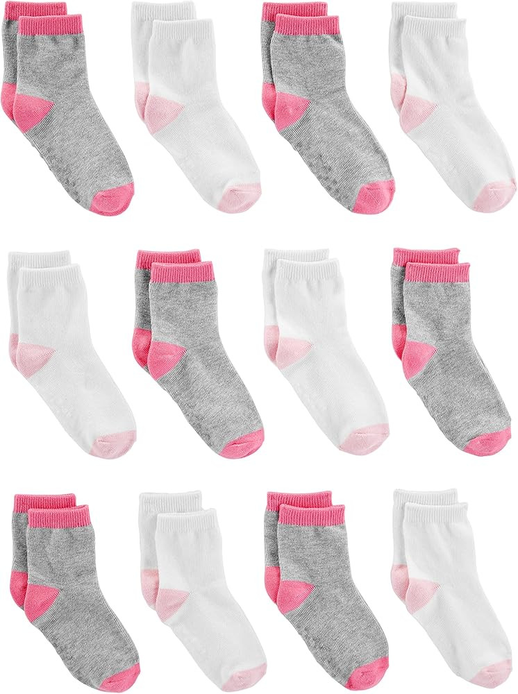Simple Joys by Carter's Toddlers and Baby Girls' Socks, Pack of 12 | Amazon (US)