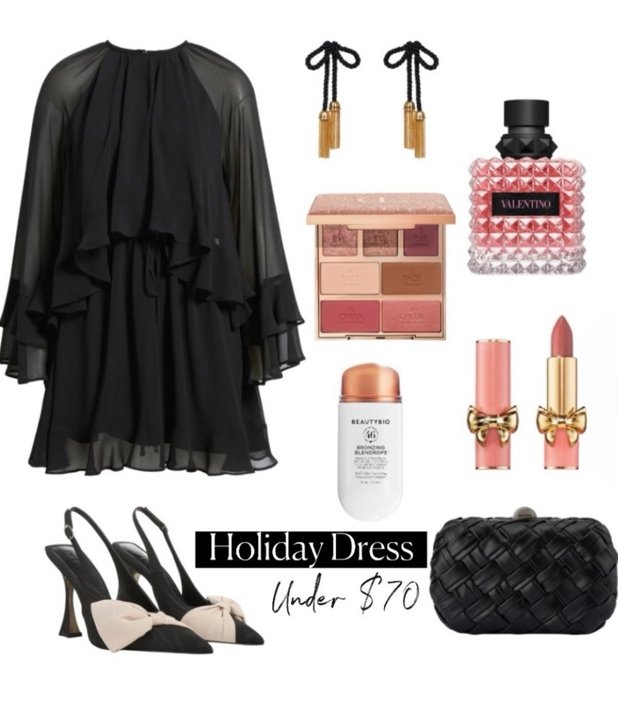 Holiday party
Christmas party
Dress 
High heels
Bow heels 

#LTKHoliday #LTKSaleAlert #LTKFindsUnder100