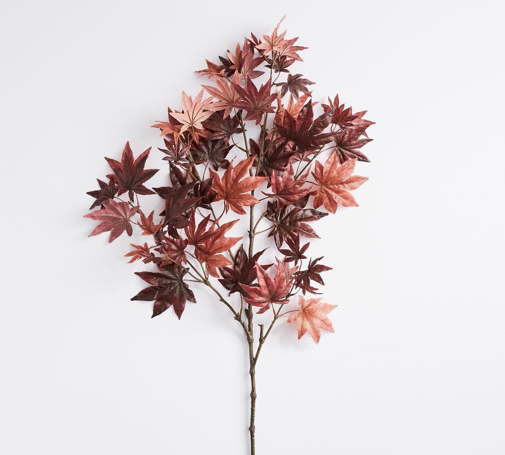 Faux Japanese Maple Branch - Red | Pottery Barn (US)