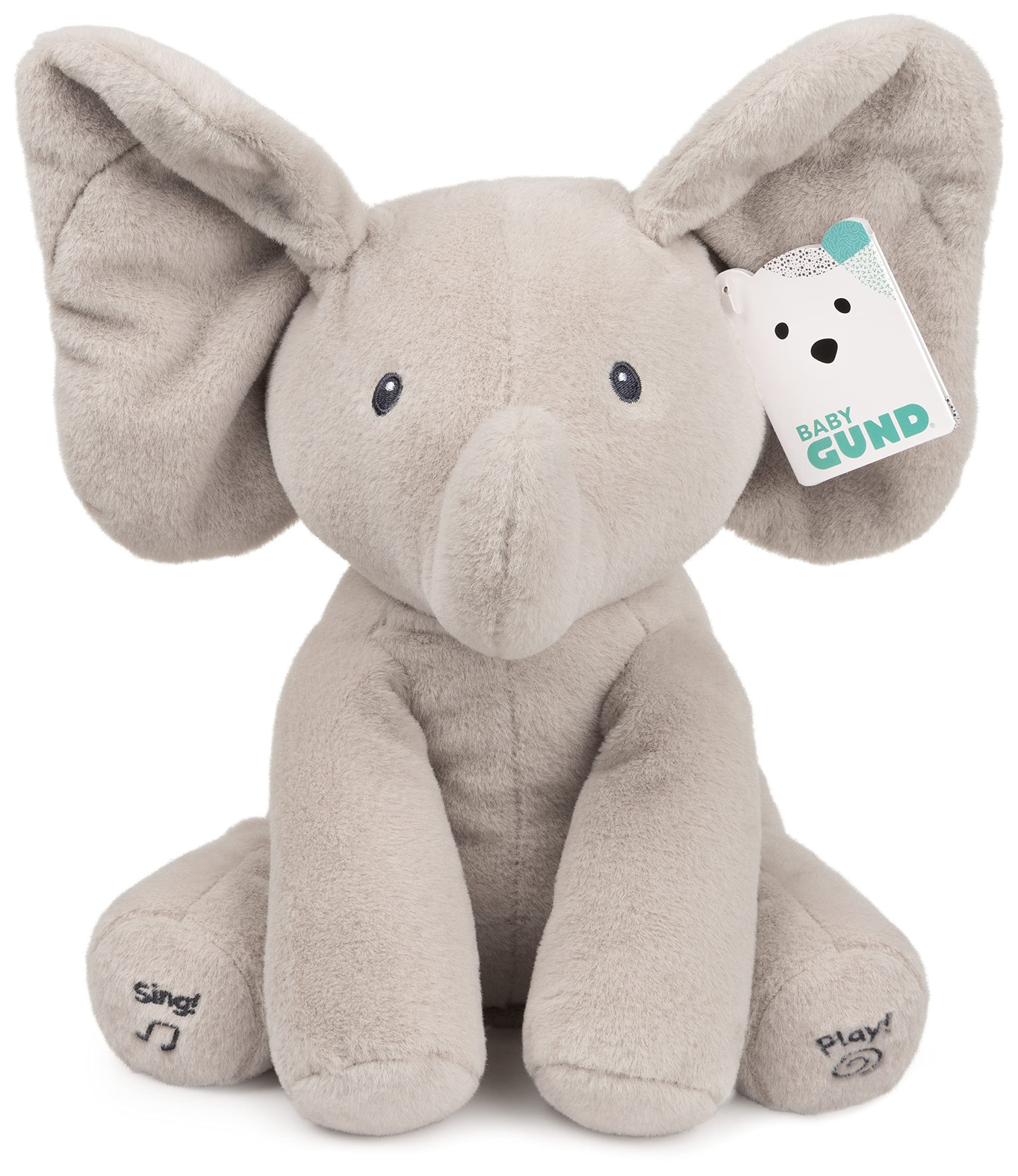 Baby GUND Animated Flappy the Elephant Plush, Singing Stuffed Animal Baby Toy for Ages 0 and Up, ... | Amazon (US)