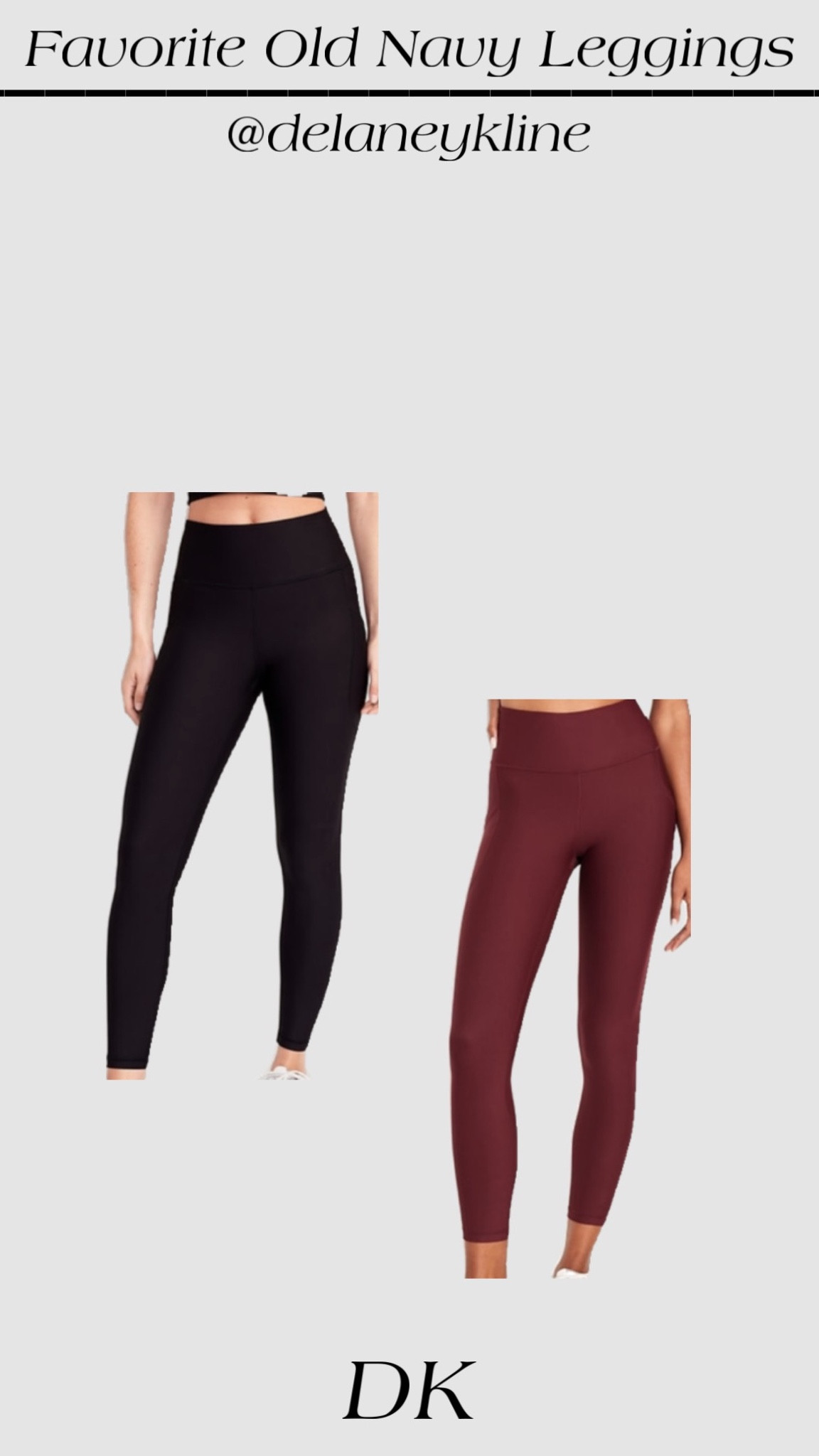 my favorite old navy leggings!! 🖤❤️