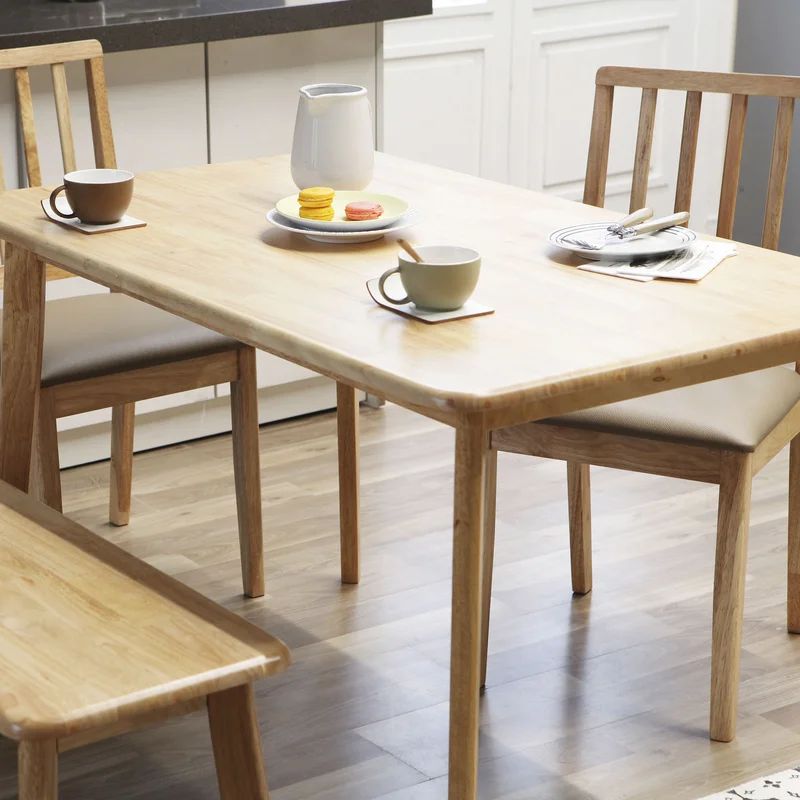 Genovefa 47.2'' Solid Wood Dining Table | Wayfair North America