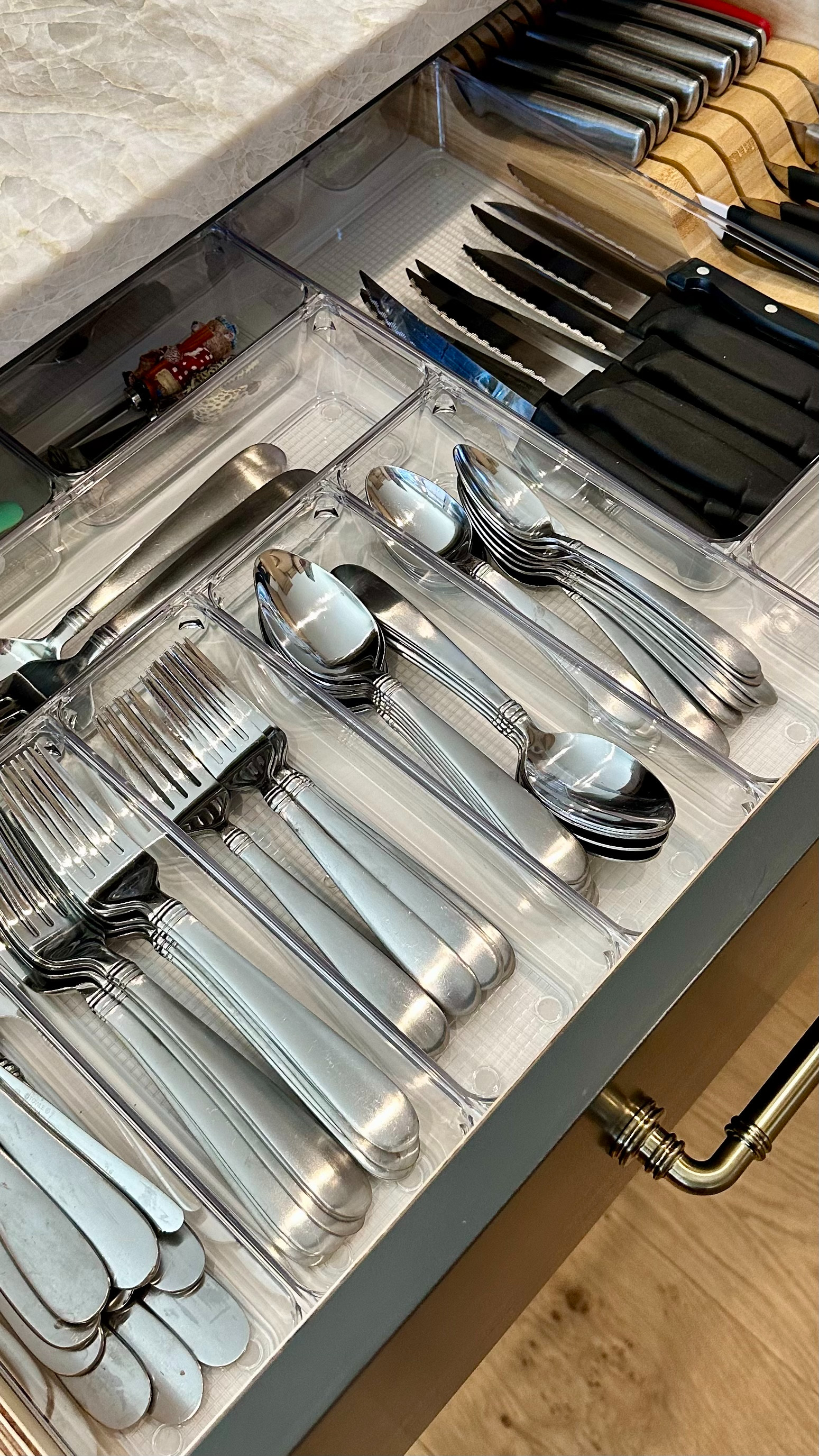 ✨ Favorite drawer organizers!
The Container Store has the best snug-fit ones in 8 sizes.
Amazon has cheaper sets, but they’re missing key sizes.
Add Museum Gel to keep them from sliding! 💡 

 #LTKHome #LTKFamily