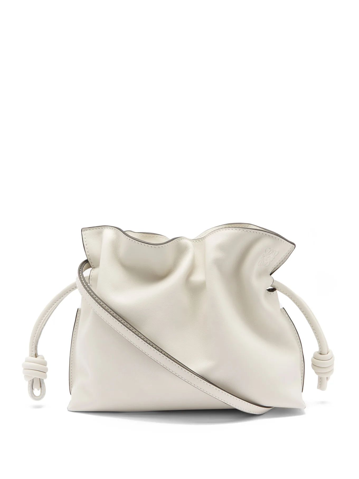 Flamenco mini leather clutch bag | Loewe | Matches (US)