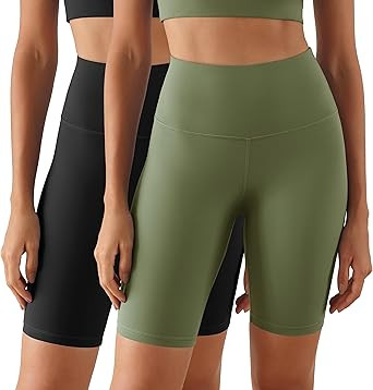 ODODOS ODLEX 2-Pack High Waist Workout Capris/Shorts for Women, Tummy Control Running Athletic Sh... | Amazon (US)