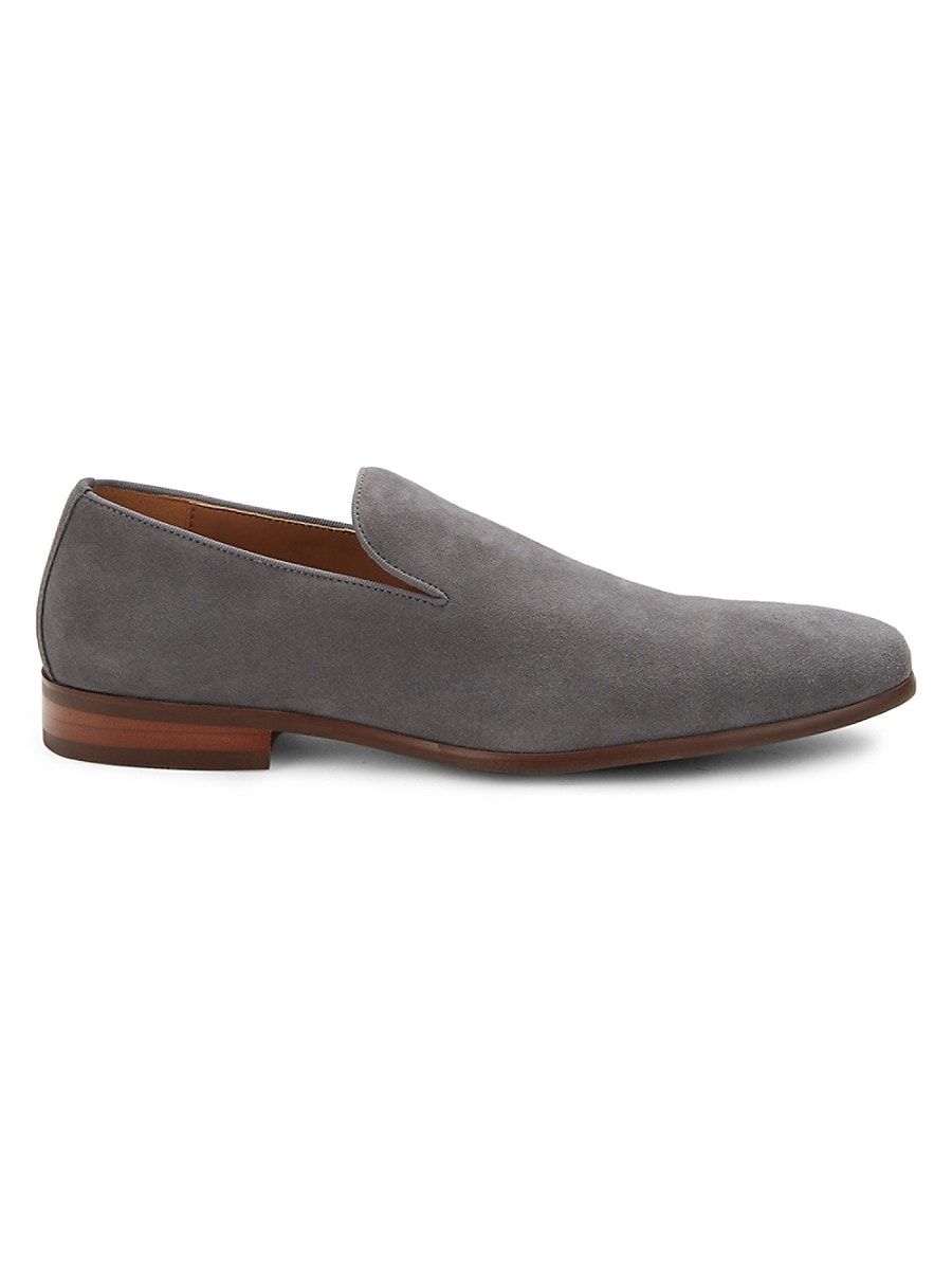 Saks Fifth Avenue Men's Sidney Suede Loafers - Grey - Size 9 | Saks Fifth Avenue OFF 5TH
