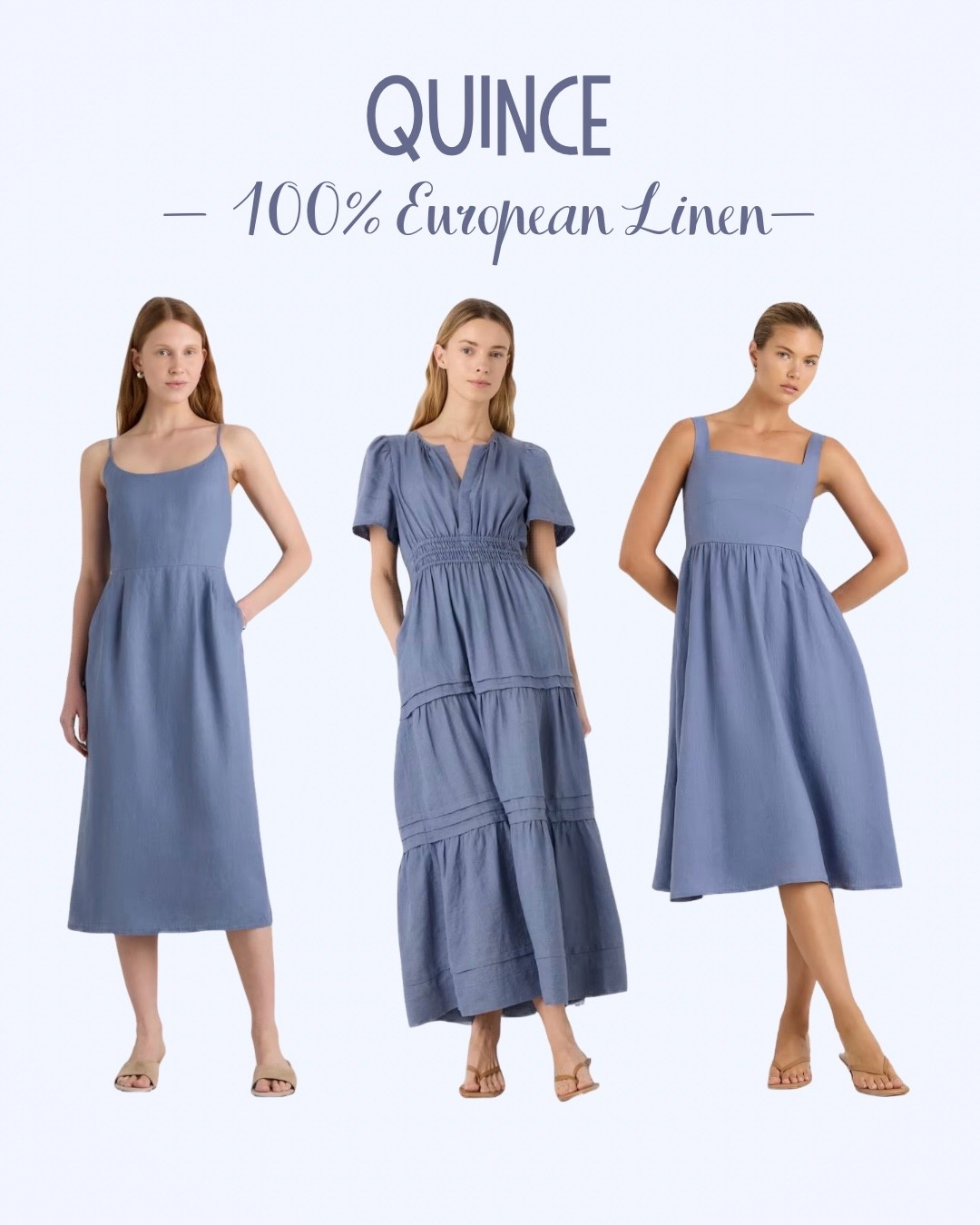 Linen dresses in a pretty dusty blue😍

#LTKBeauty #LTKmomlife #LTKootd