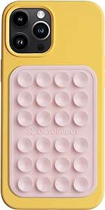 OCTOBUDDY || Silicone Suction Phone Case Adhesive Mount || Compatible with iPhone and Android, An... | Amazon (US)