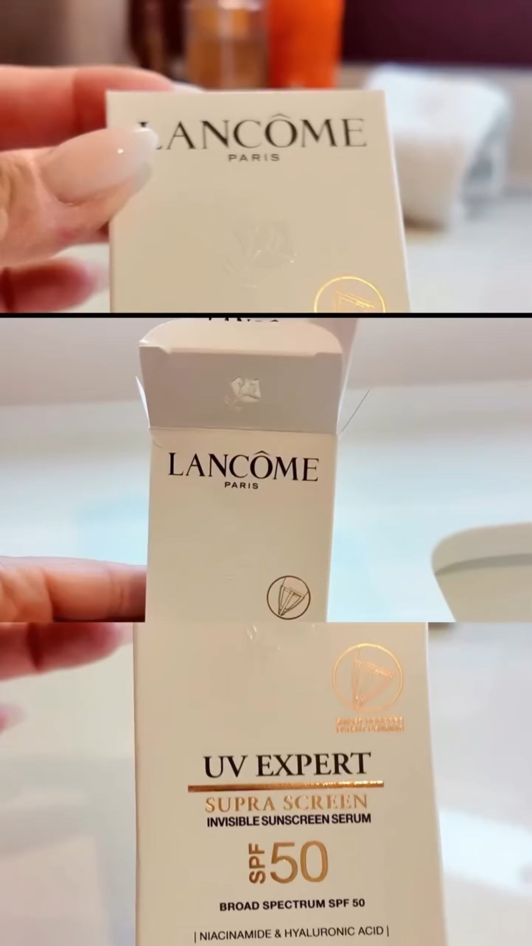 This is the best serum EVER! Because of this amazing I literally went makeup free during my trip. My skin was glowing mmmm kaaay 40 where?! 👀 truly the best!💕🌸
•
Supra screen invisible serum sunscreen is my absolute new favorite. This has anti-aging correction + SPF 50+ protection. It’s lightweight, goes on invisible & melts into your skin providing 48hrs of hydration. This amazing serum protects, corrects & prevents fine lines and wrinkles ✨#thisis40 
•
#lancome #sunscreen #skincare #lancomeskincare #uvexpert #GiftedbyLancome #SupraScreen

#LTKBeauty