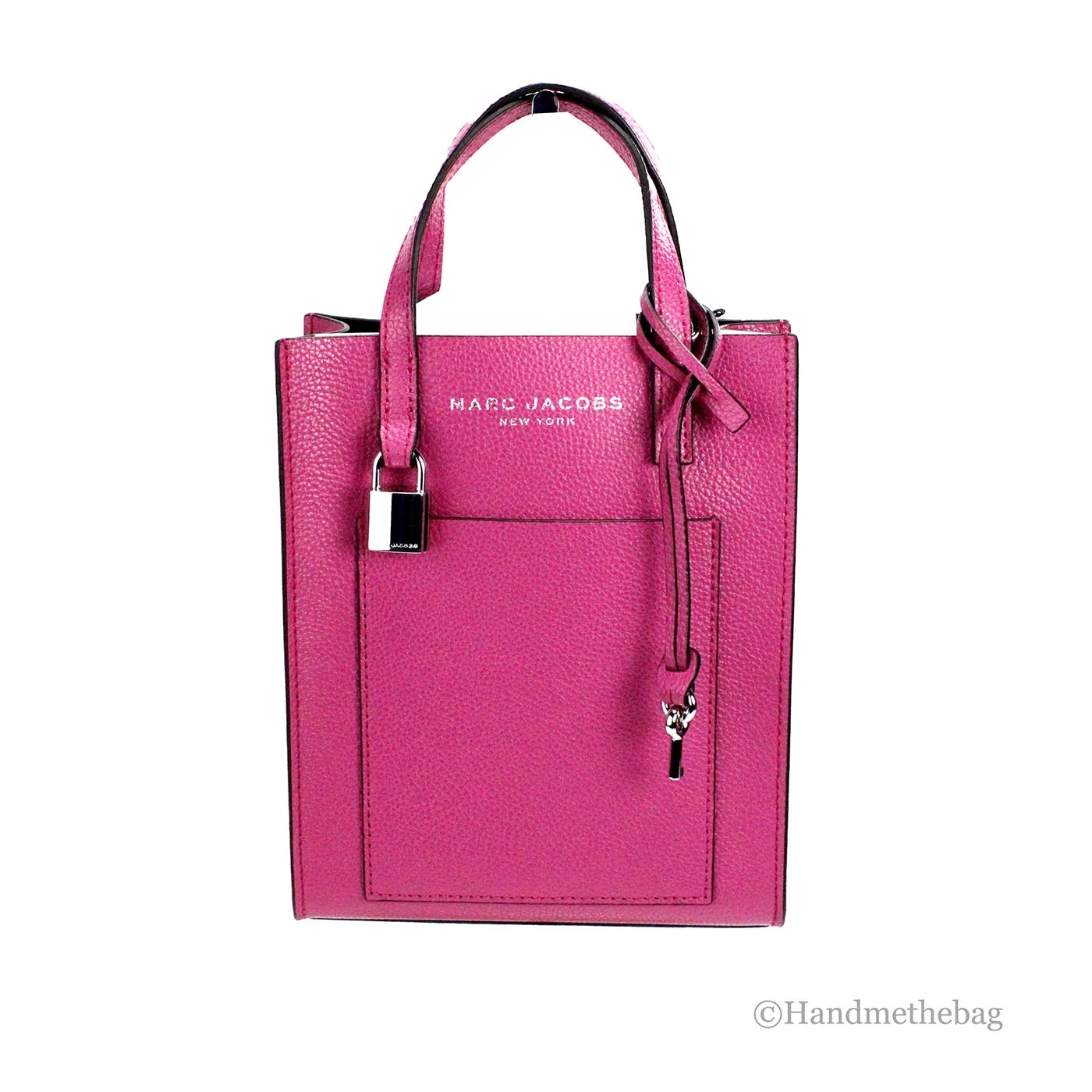 Marc Jacobs Mini Grind Cactus Flower Pebbled Leather Crossbody Tote Bag | Walmart (US)