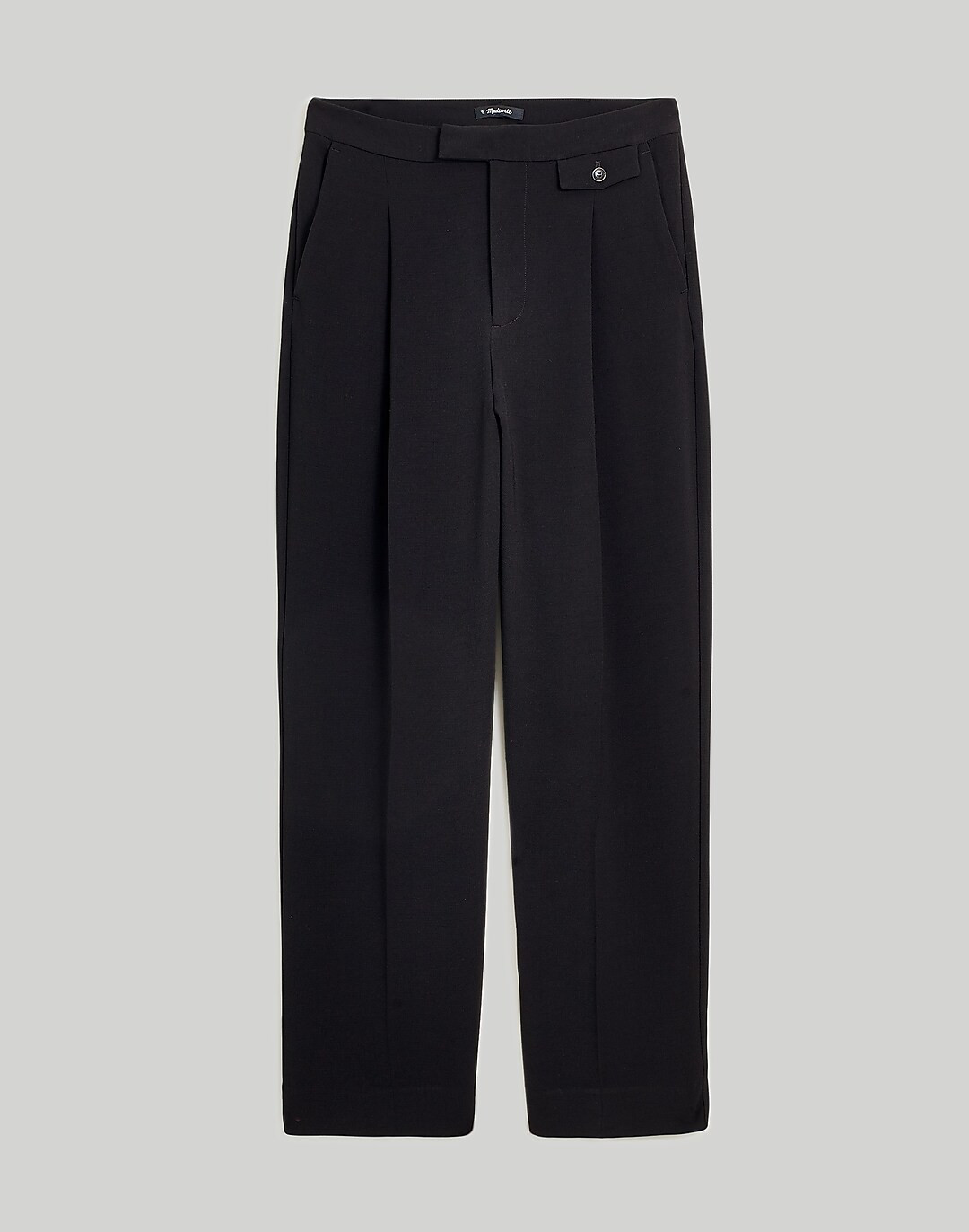 The Plus Rosedale High-Rise Straight Pant in Crepe | Madewell