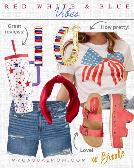 Red white and blue vibes 

#LTKSaleAlert #LTKSeasonal