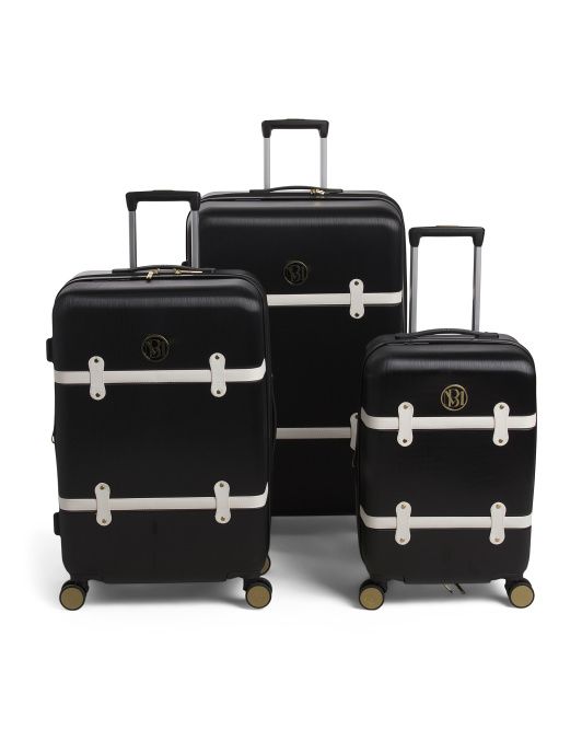 3pc Grace Hardside Luggage Spinner Set | TJ Maxx
