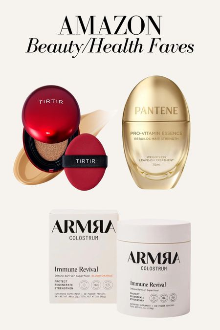 Amazon beauty and health faves! The best face powder, Pantene hair strengthener and Armra colostrum 

#LTKBeauty
