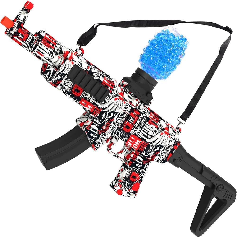 TANSAR Gel Balls Blaster Gun Automatic, Splatter Orby Water Bead Splat Gun, Christmas & Birthday ... | Amazon (US)