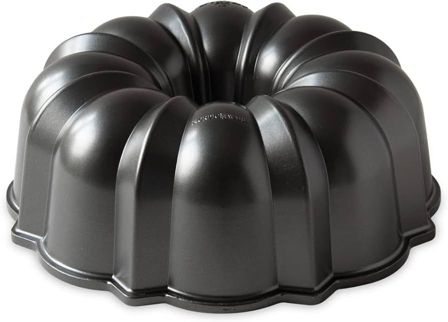 Nordic Ware Pro Cast Original Bundt Pan, 12 Cup, Grey | Amazon (US)