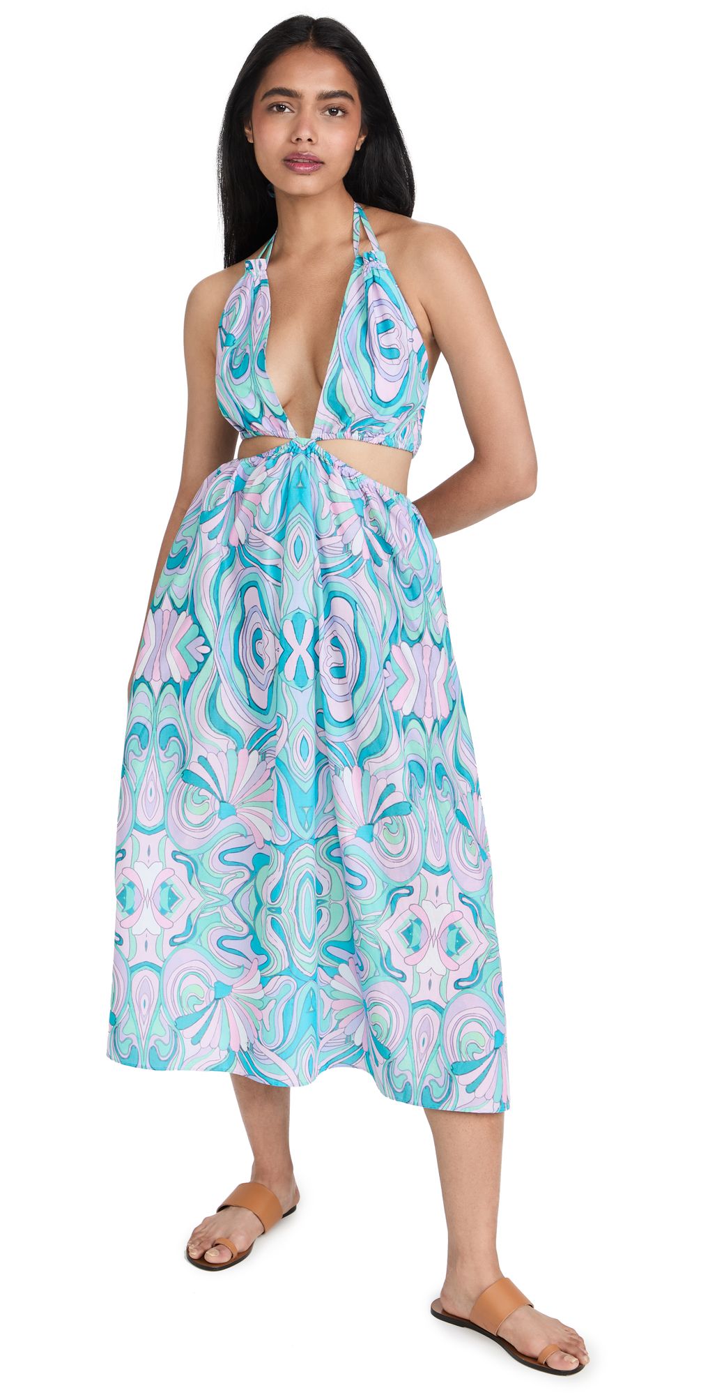 Cutout Halter Dress | Shopbop