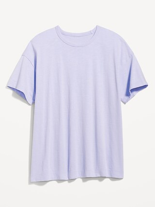 Oversized Vintage Slub-Knit Tunic T-Shirt for Women | Old Navy (US)