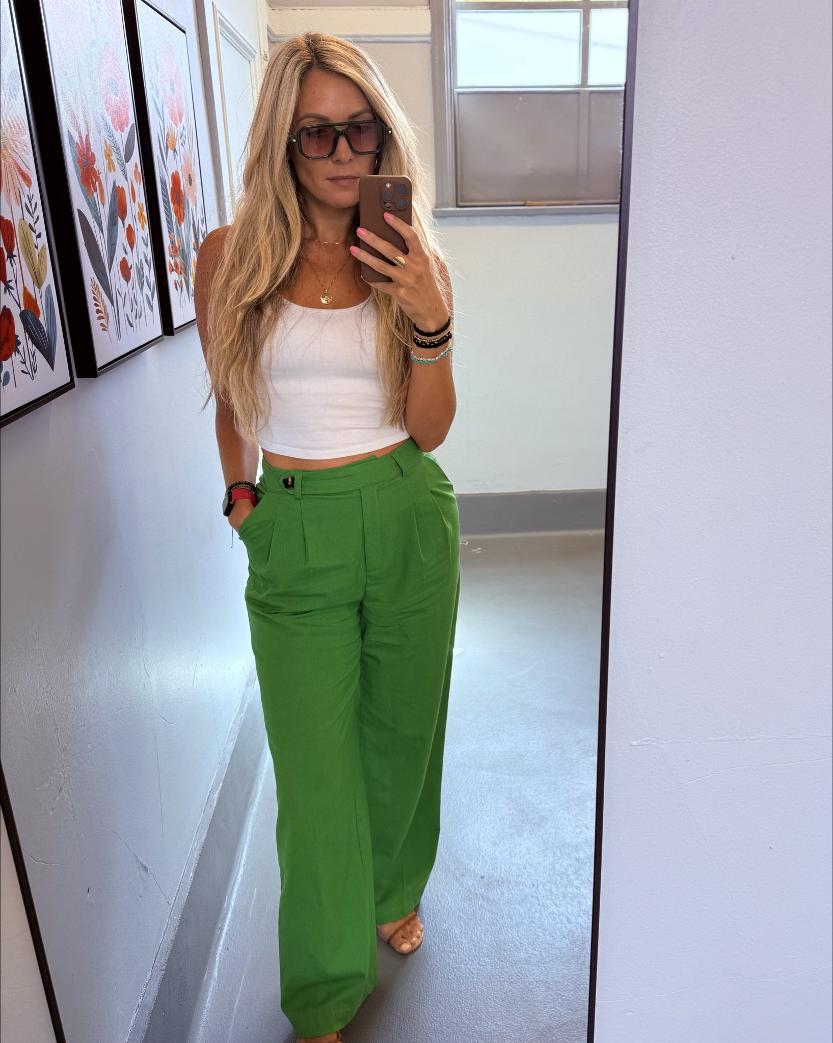 Loving these green linen pants from Commense 🙌 It comes with a cropped vest that looks so chic when paired, but it’s a little too cropped for certain occasions (although you all know I love a good crop!) 

I get tons of compliments when I wear these and they look perfect with these green sunnies I got from Amazon 💚

#LTKSummerEdit #LTKFindsUnder100 #LTKStyleTip