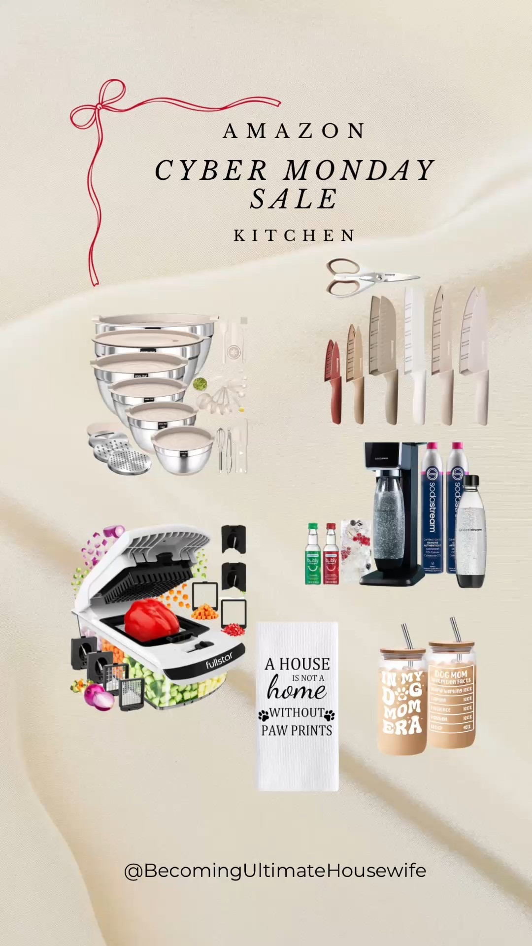 CYBER MONDAY • KITCHEN FAVORITES 🍽️✨
Rounded up the best Amazon kitchen deals so you can refresh your space without the full-price guilt. Everything in this collage is on major sale today — from cookware to gadgets to those little aesthetic upgrades that make the whole kitchen feel elevated. 🤍

✨ Trending kitchen finds
✨ Meal-prep must-haves
✨ Cookware + bakeware
✨ Countertop organizers
✨ Pretty, neutral kitchen essentials

If you’ve been wanting to upgrade your kitchen, stock up, or grab a few gift-worthy favorites, today is the day. Linked everything for you — tap to shop all the Cyber Monday deals! 🖤🍳

#LTKHome #LTKGiftGuide #LTKCyberWeek