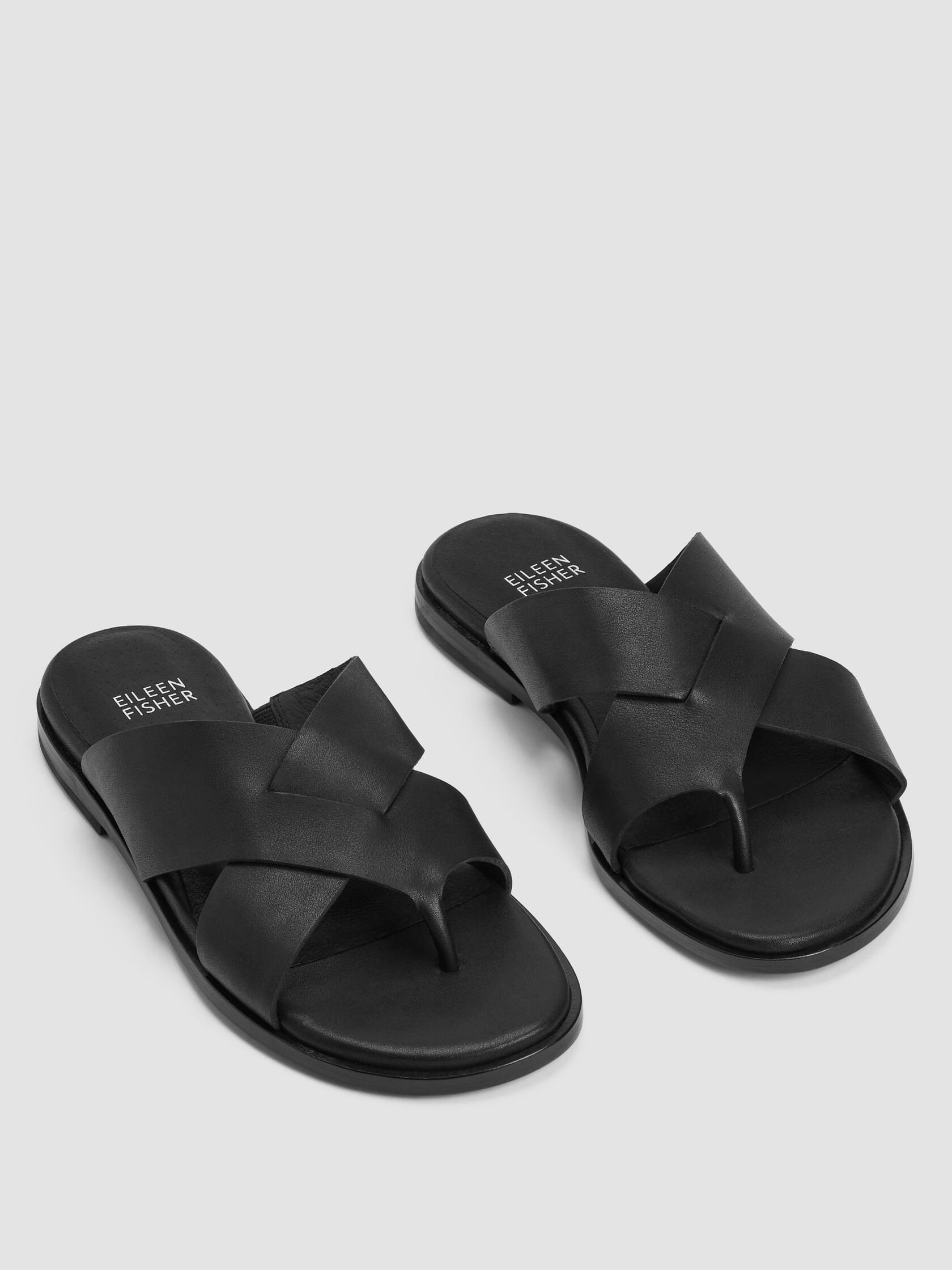 Kisto Leather Sandal | Eileen Fisher