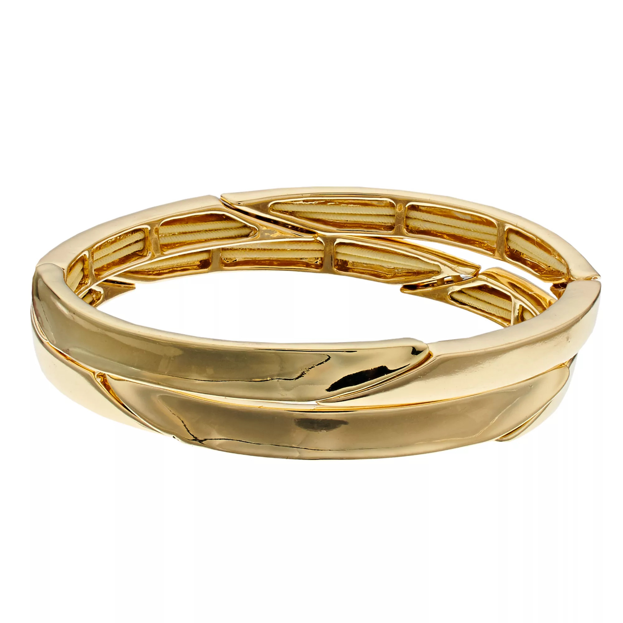 Napier Gold Tone Stretch Bracelet Set | Kohl's