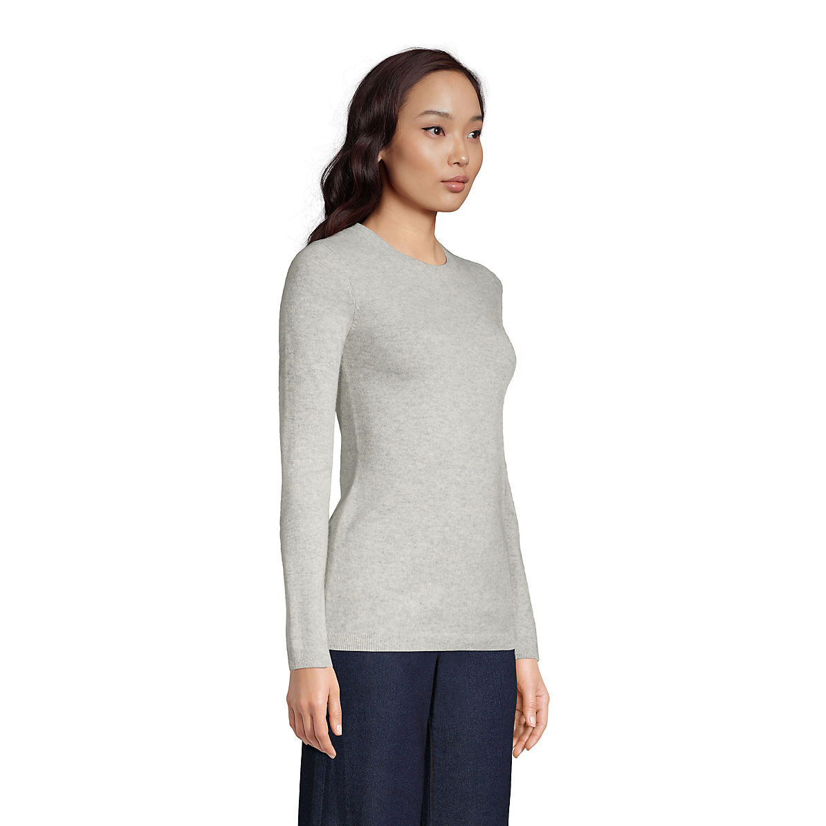 Women's Cashmere Crewneck Sweater | Lands' End (US)