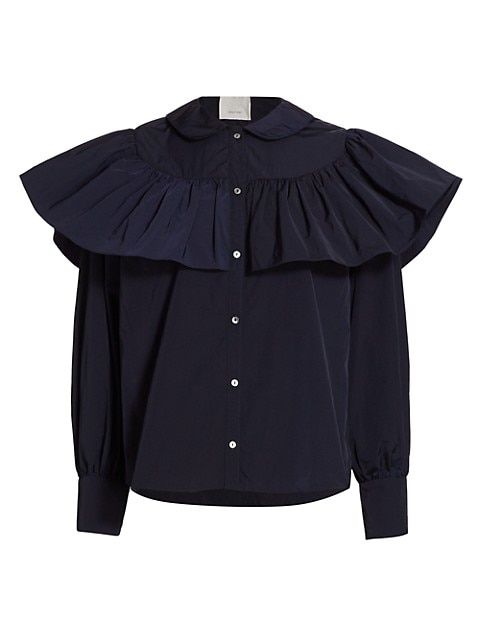 Marcelle Ruffle Top | Saks Fifth Avenue
