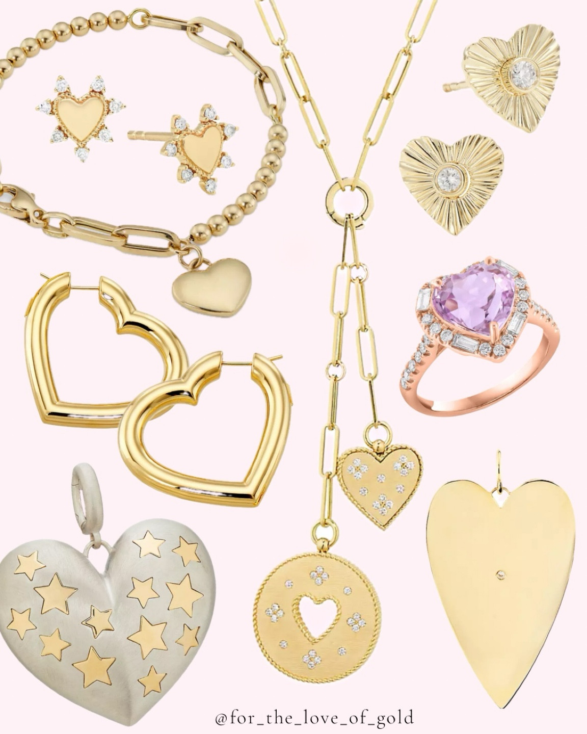 For the love of hearts!  A roundup of my favorite heart jewelry pieces 🩷

Yellow gold jewelry
Valentine’s Day 
Gifts for her 
Hoop earrings 
Pink jewelry 
Rose gold
Diamond jewelry 
Diamond earrings 
Gold chain necklace 
Charm bracelet 
Stud earrings 
Gold earrings 
Luxury 
#sakspartner
#saksteam

#LTKStyleTip #LTKGiftGuide