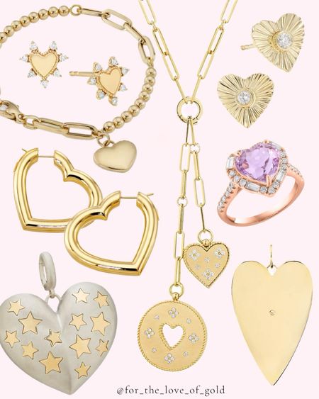 For the love of hearts!  A roundup of my favorite heart jewelry pieces 🩷

Yellow gold jewelry 
Hoop earrings 
Pink jewelry 
Rose gold
Diamond jewelry 
Diamond earrings 
Gold chain necklace 
Charm bracelet 
Stud earrings 
Gold earrings 
Luxury 
Summer

#LTKStyleTip #LTKGiftGuide