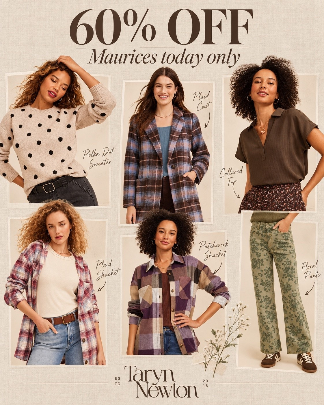 Maurice’s sale up to 50% off enter code TICKTOCK at checkout
+ Use code LTK10

#LTKSaleAlert #LTKSeasonal #LTKgrwm