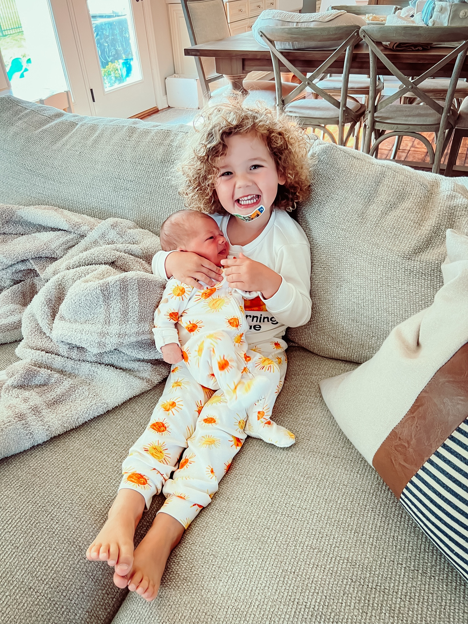 Cutest matching pajamas 🧡☀️ 

Boys, toddler boy, newborn, brothers, matching, pajamas, footies, lovedbaby

#LTKBaby #LTKFamily #LTKKids