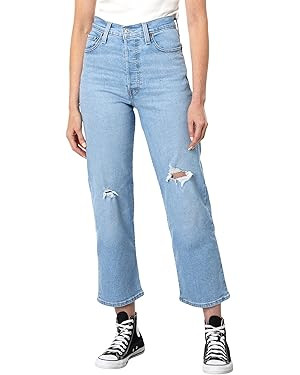 Levi's Women's Ribcage Straight Ankle Jeans | Amazon (US)