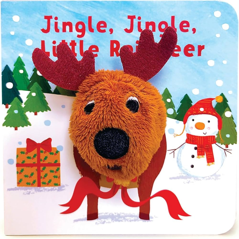 Jingle, Jingle, Little Reindeer Finger Puppet Christmas Board Book Ages 0-4 (Finger Puppet Board ... | Amazon (US)
