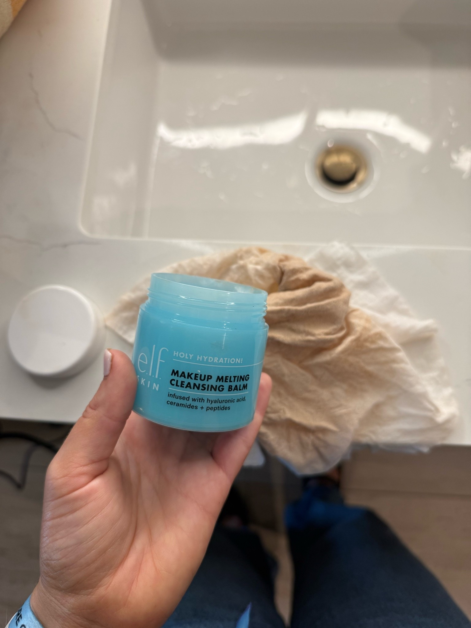 My second jar of this stuff and I love it for taking my makeup off!!