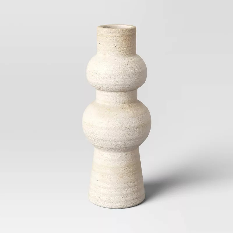 Tall Ceramic Textured Vase - Threshold™ | Target