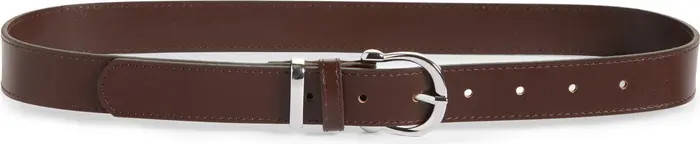 Kaia Horsebit Leather Belt | Nordstrom Rack