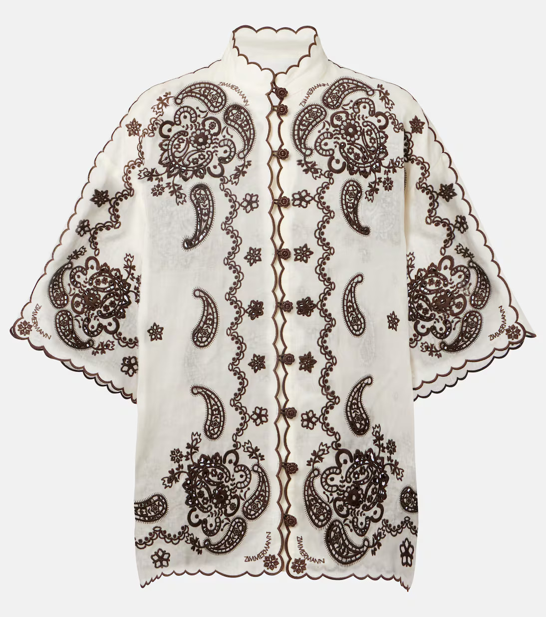 Chemise Ascension brodée en lin | Mytheresa (FR)