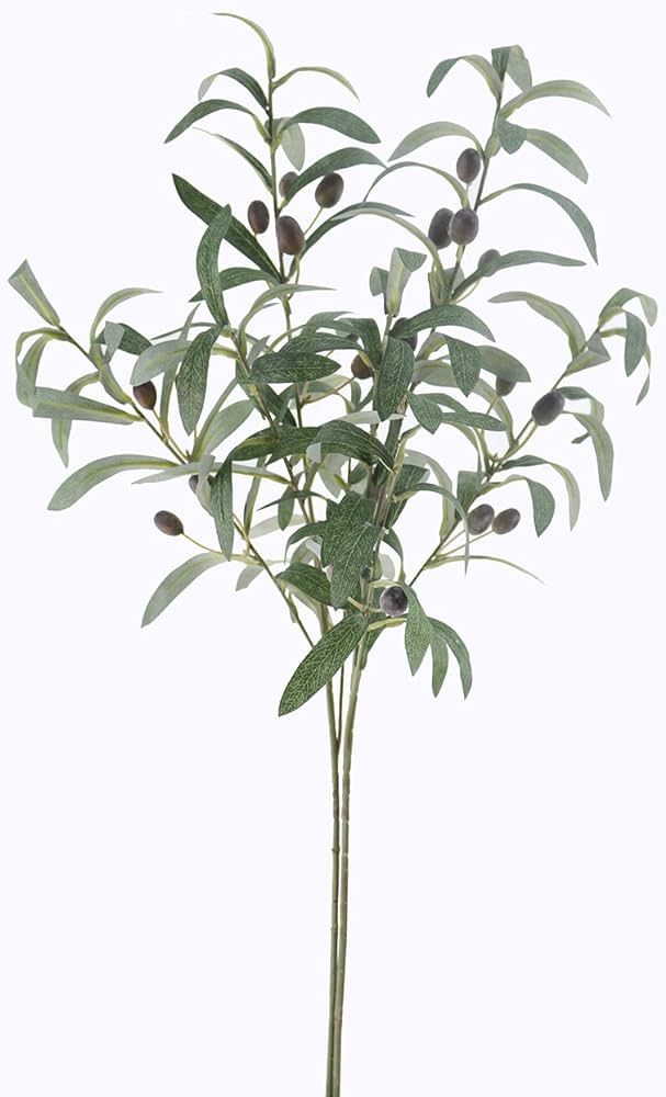 JAROWN Artificial Olive Branches for Vases Fake Filler Stems Silk Greenery Twig for Centerpieces ... | Amazon (US)