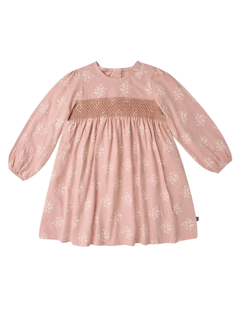 Modern Moments by Gerber Toddler Girl Smocked Party Dress, Sizes 12 Months - 5T | Walmart (US)