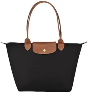 Women's Nylon Tote Bag, Large Capacity Waterproof Shoulder Bags, Spacious Handbag with Metal Zipp... | Amazon (US)