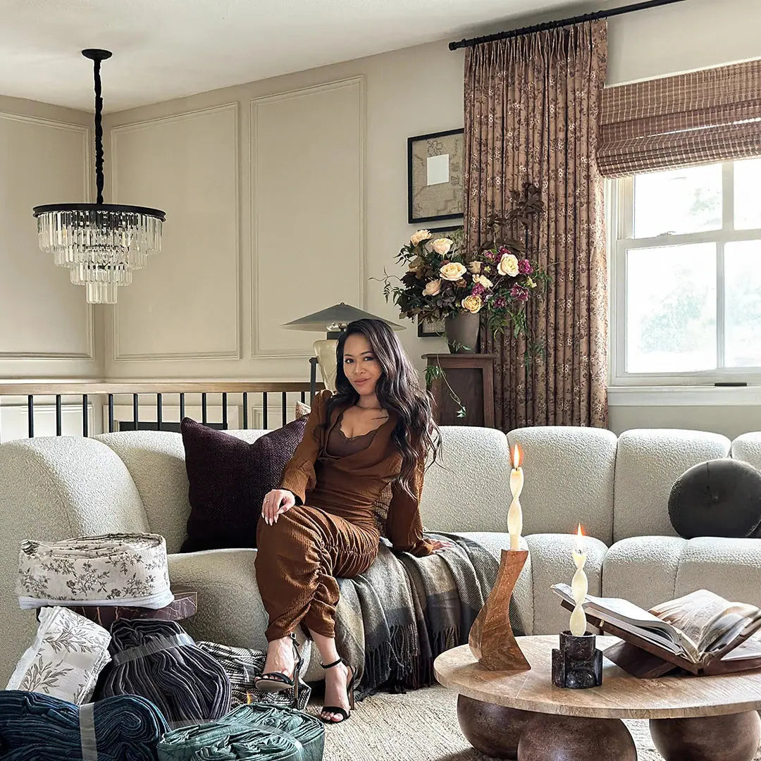 Sara Le Print Linen Drapery Pleated | TWOPAGES