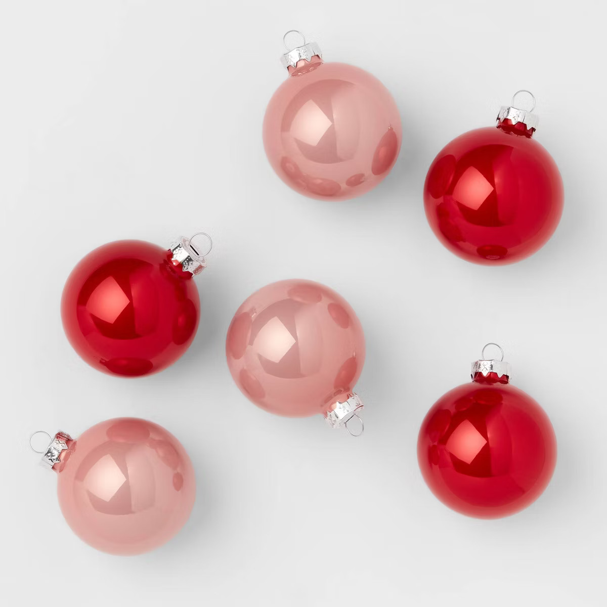 9pc Glass Round Christmas Tree Ornament Set - Wondershop™ | Target
