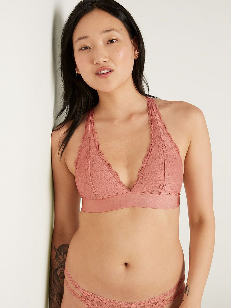 LACE HALTER BRALETTE | Victoria's Secret (US / CA )