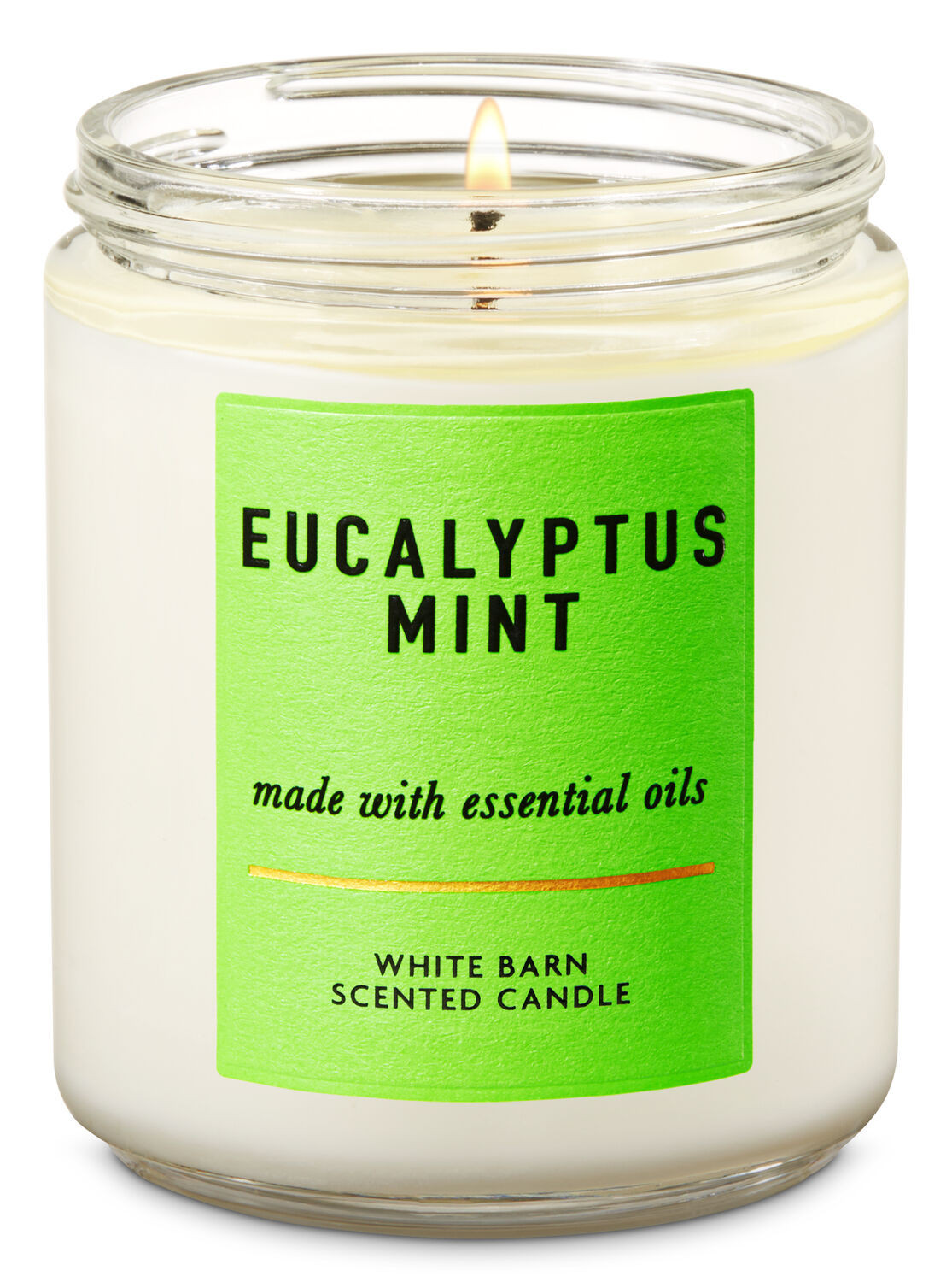 Eucalyptus Mint Single Wick Candle | Bath & Body Works