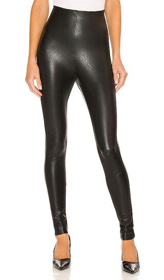 Faux Leather Moto Legging in Black | Revolve Clothing (Global)