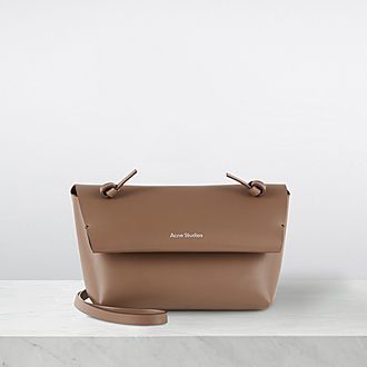 ACNE STUDIOS The Sustainable Edit Alexandria Knot Crossbody Bag - Camel Brown | Brown Thomas (IE)